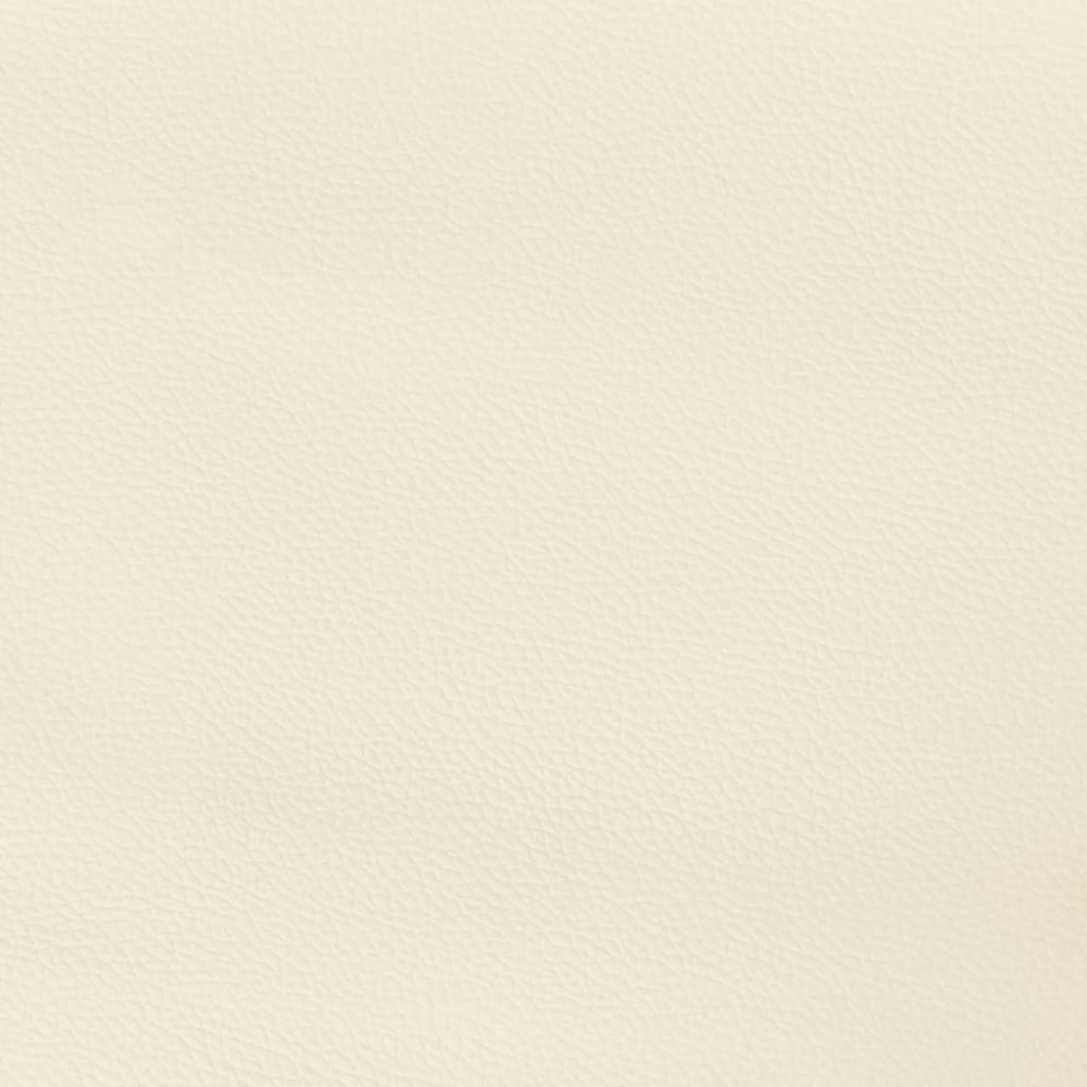 Produktbild för Sängram gräddvit 140x200 cm konstläder