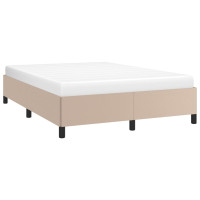 Produktbild för Sängram cappuccino 140x200 cm konstläder