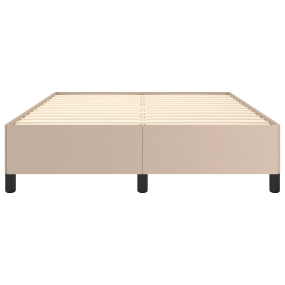Produktbild för Sängram cappuccino 140x200 cm konstläder