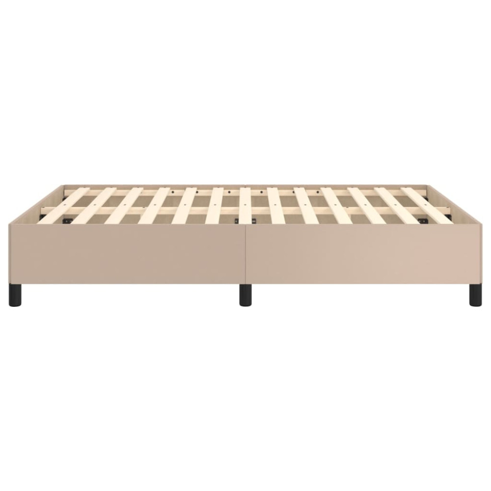 Produktbild för Sängram cappuccino 140x200 cm konstläder