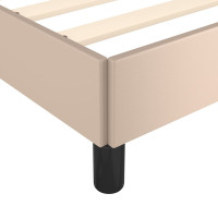Produktbild för Sängram cappuccino 140x200 cm konstläder