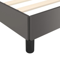 Produktbild för Sängram grå 180x200 cm konstläder
