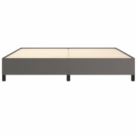 Produktbild för Sängram grå 200x200 cm konstläder