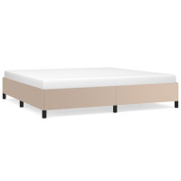 Produktbild för Sängram cappuccino 200x200 cm konstläder
