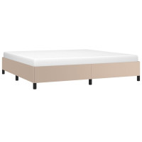 Produktbild för Sängram cappuccino 200x200 cm konstläder