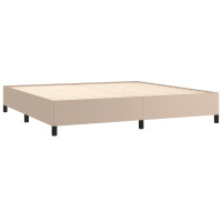Produktbild för Sängram cappuccino 200x200 cm konstläder