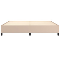 Produktbild för Sängram cappuccino 200x200 cm konstläder