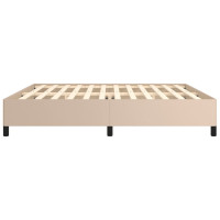 Produktbild för Sängram cappuccino 200x200 cm konstläder