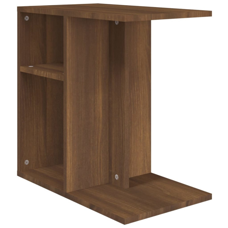 Produktbild för Soffbord brun ek 50x30x50 cm konstruerat trä