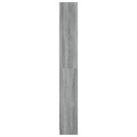 Produktbild för Bokhylla 5 hyllor grå sonoma 40x24x175 cm konstruerat trä