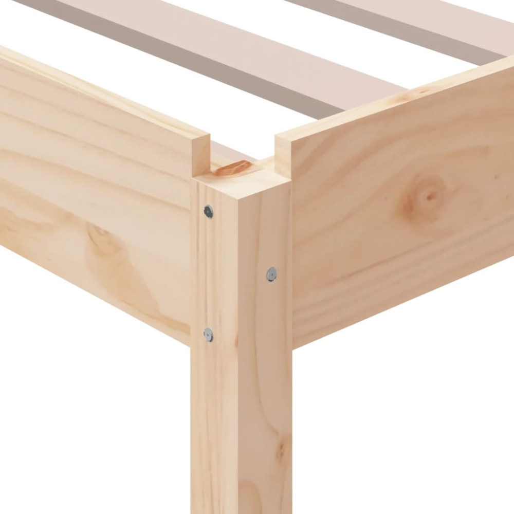 Produktbild för Stapelbar säng 100x200 cm massivt furuträ