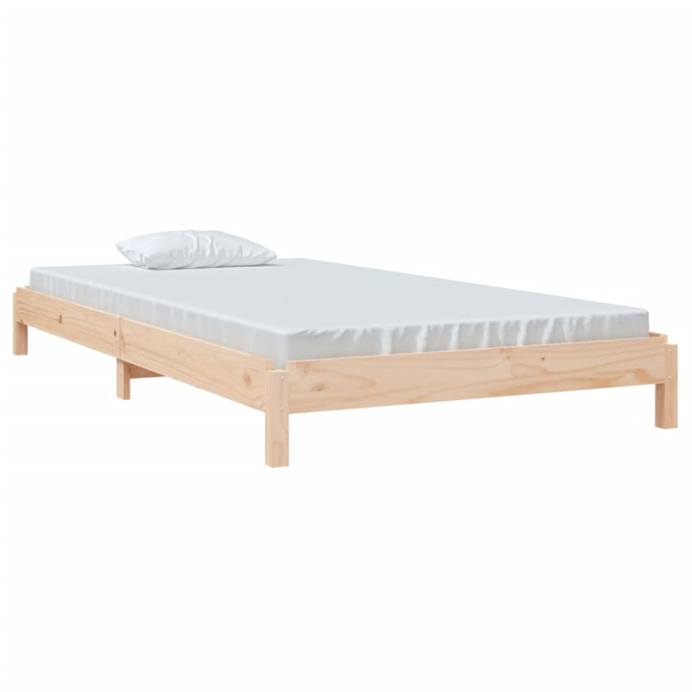 Produktbild för Stapelbar säng 100x200 cm massivt furuträ