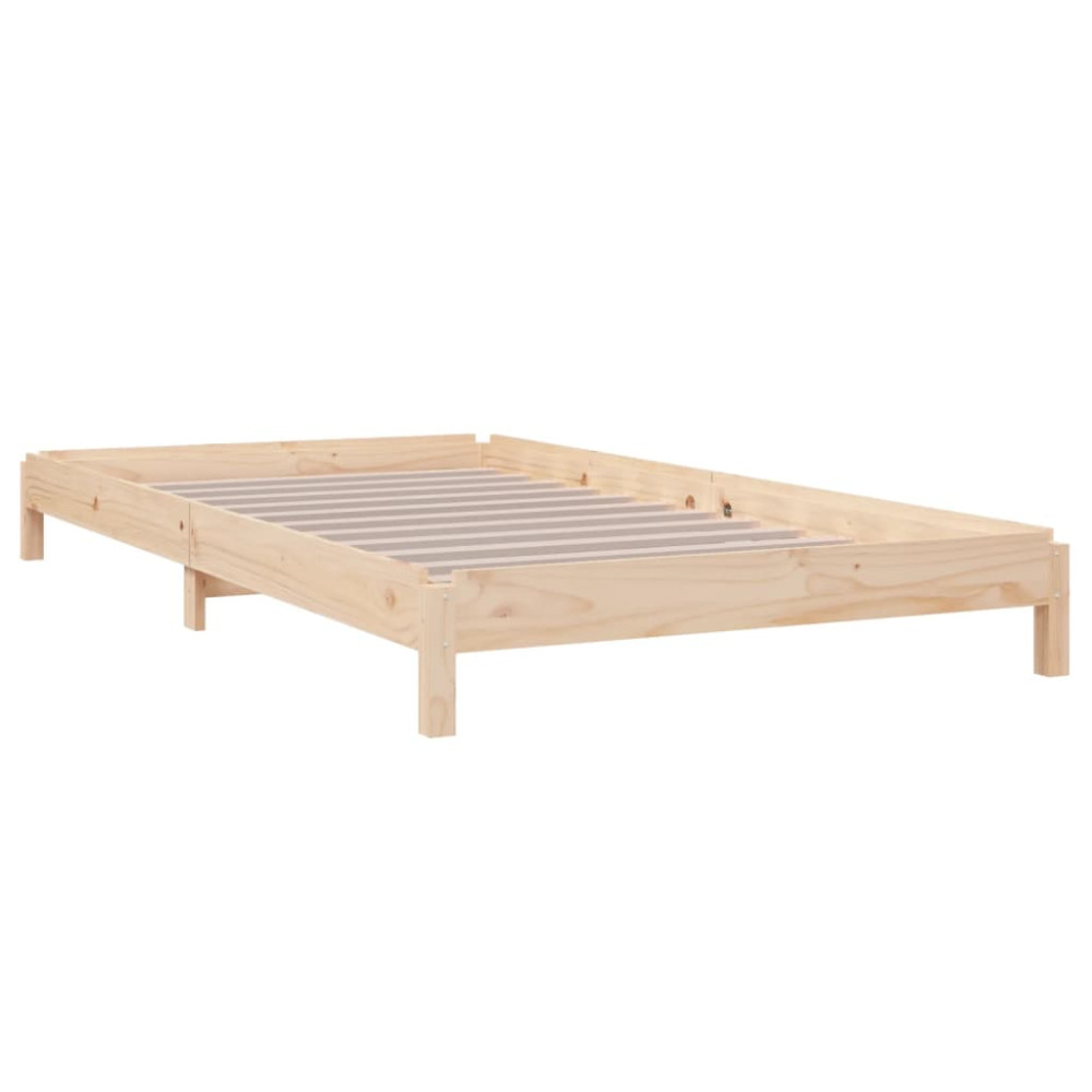 Produktbild för Stapelbar säng 100x200 cm massivt furuträ