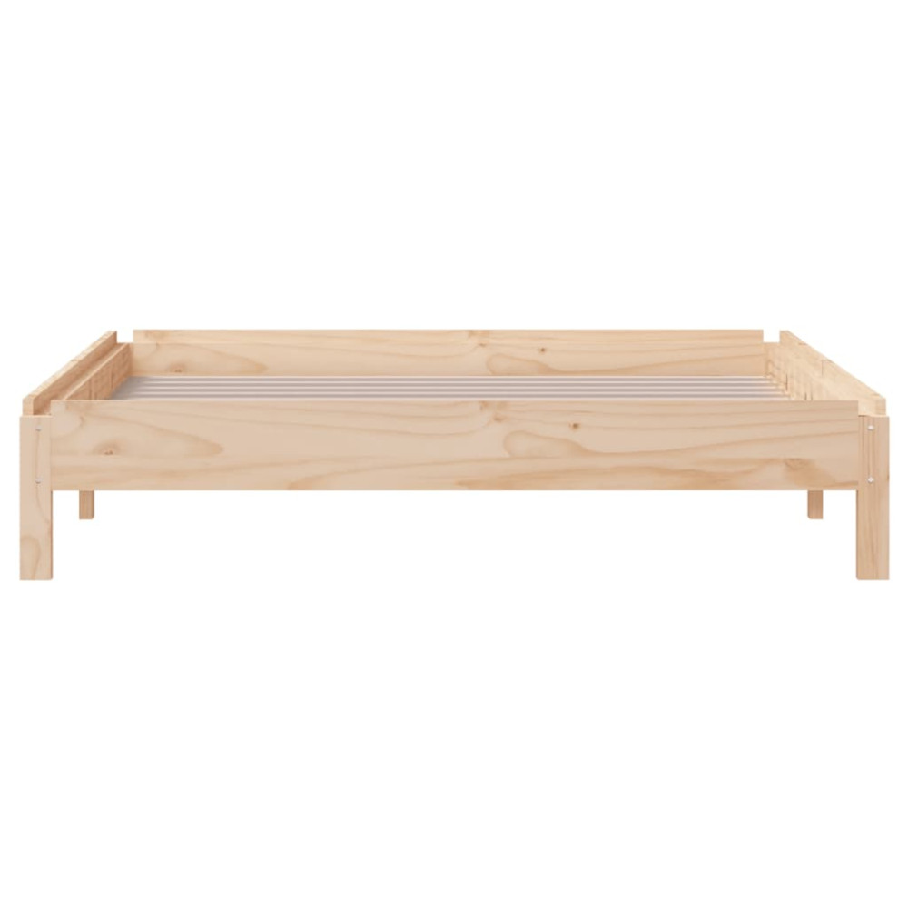 Produktbild för Stapelbar säng 100x200 cm massivt furuträ