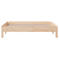 Produktbild för Stapelbar säng 100x200 cm massivt furuträ