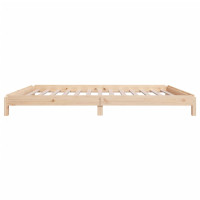 Produktbild för Stapelbar säng 100x200 cm massivt furuträ