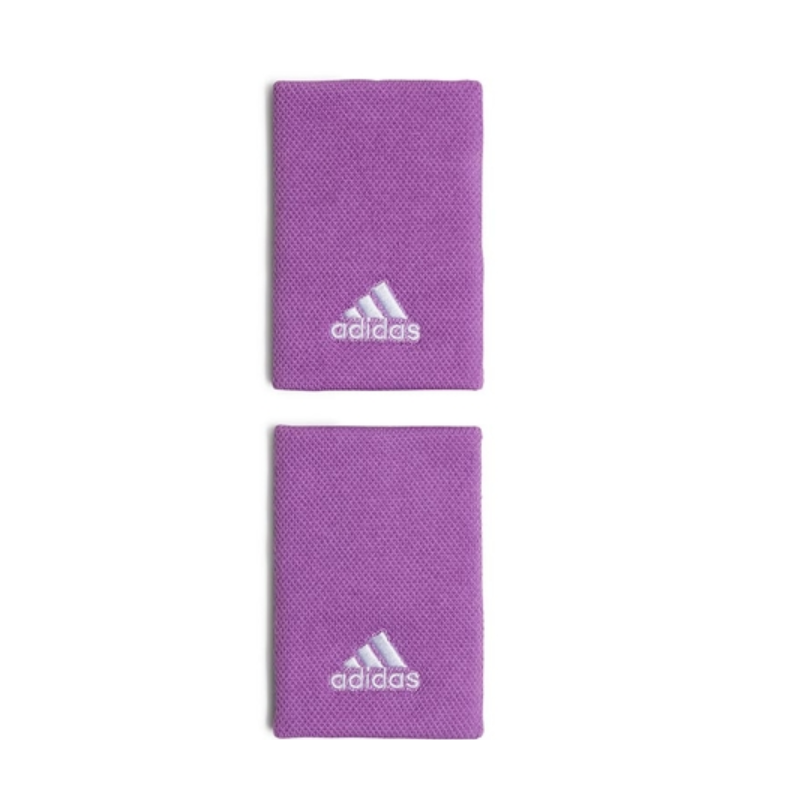 Produktbild för ADIDAS Wristband Large 2-pack Purple