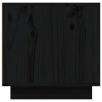 Miniatyr av produktbild för Tv-bänk svart 156x37x45 cm massiv furu