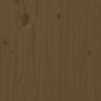 Produktbild för Soffbord honungsbrun 120x50x40,5 cm massiv furu