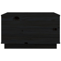 Miniatyr av produktbild för Soffbord svart 60x50x35 cm massivt furu