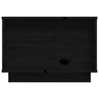 Miniatyr av produktbild för Soffbord svart 60x50x35 cm massivt furu