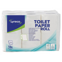 Produktbild för Toalettpapper LYRECO 22m 12/fp
