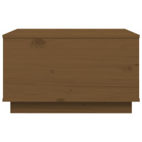Produktbild för Soffbord honungsbrun 60x50x35 cm massiv furu