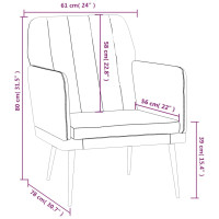 Produktbild för Fåtölj vinröd 61x78x80 cm konstläder