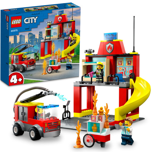 LEGO Brandstation och brandbil 60375