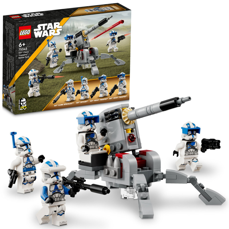 Produktbild för 501st Clone Troopers Battle Pack 75345