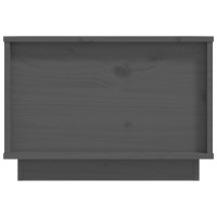 Produktbild för Soffbord grå 40x50x35 cm massivt furu