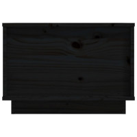 Produktbild för Soffbord svart 40x50x35 cm massivt furu