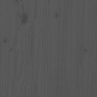 Produktbild för Soffbord grå 60x61x32,5 cm massiv furu
