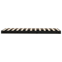 Produktbild för Sängram 75x190 cm massiv furu svart