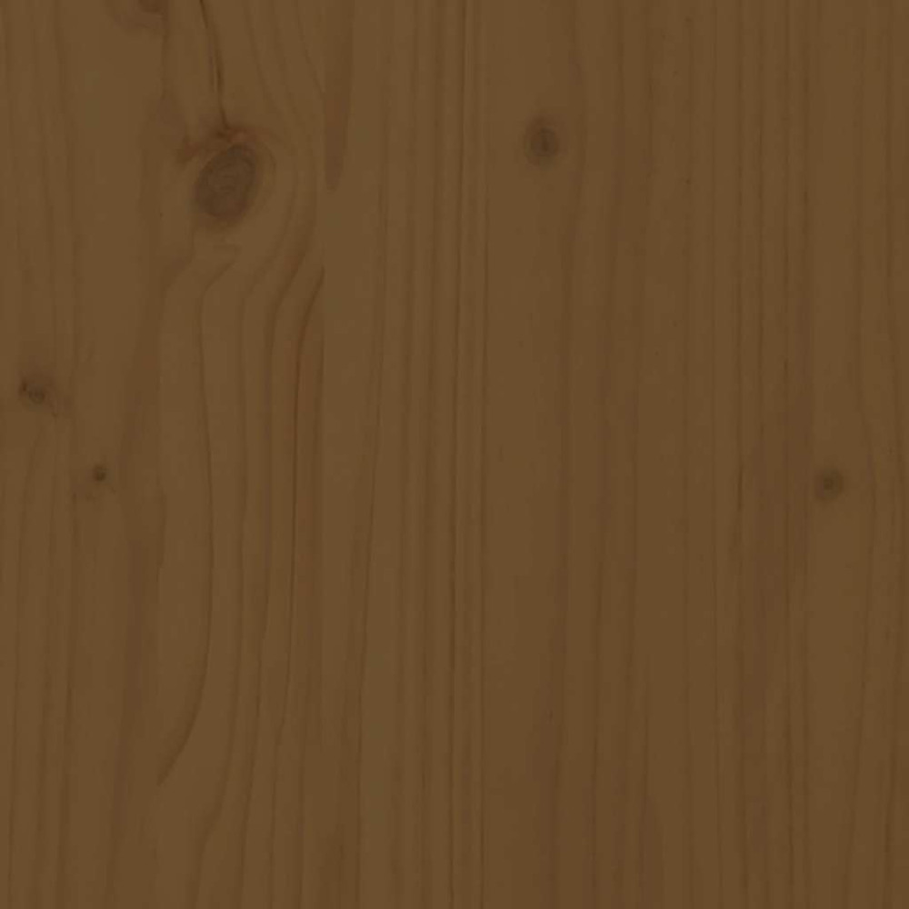 Produktbild för Förvaringslåda honungsbrun 110x50x45,5 cm massiv furu