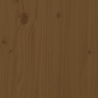 Produktbild för Förvaringslåda honungsbrun 110x50x45,5 cm massiv furu