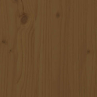 Produktbild för Förvaringslåda honungsbrun 60x32x45,5 cm massiv furu