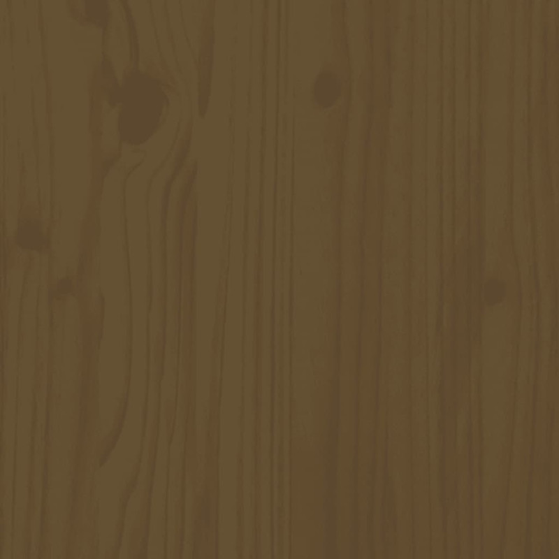 Produktbild för Förvaringslåda honungsbrun 59,5x36,5x33 cm massiv furu