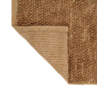 Miniatyr av produktbild för Handgjord matta med öglad lugg 160x230 cm jute och bomull