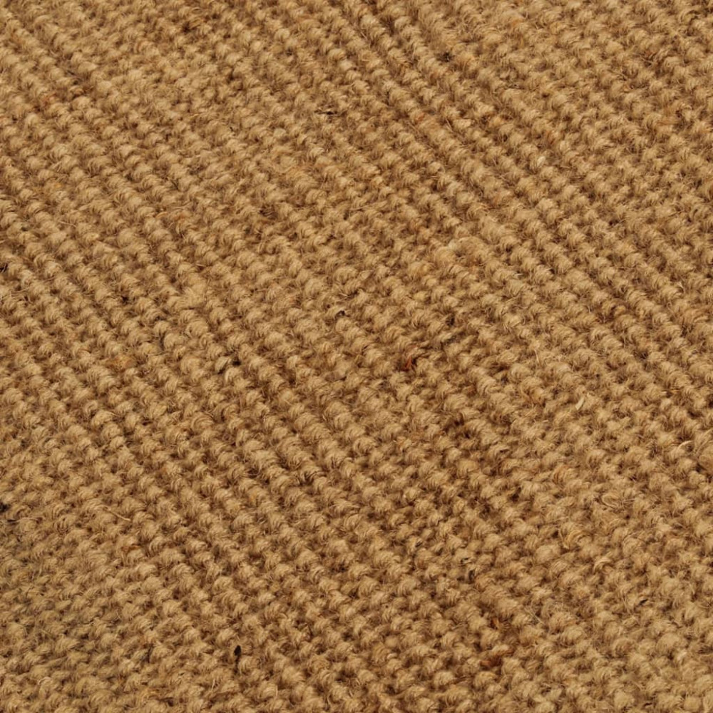 Produktbild för Matta med tofsar 80x300 cm jute