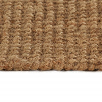 Produktbild för Matta med tofsar 80x300 cm jute