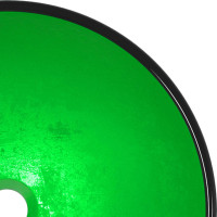 Miniatyr av produktbild för Handfat härdat glas 42x14 cm grön