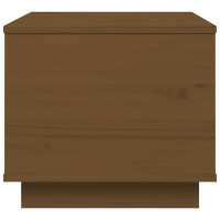 Produktbild för Soffbord honungsbrun 40x50x35 cm massiv furu