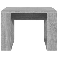Produktbild för Sidobord grå sonoma 50x50x35 cm konstruerat trä