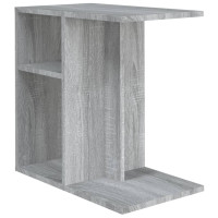 Produktbild för Sidobord grå sonoma50x30x50 cm konstruerat trä