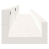 Produktbild för Väggskåp 2 st vit 80x12x9 cm massiv furu