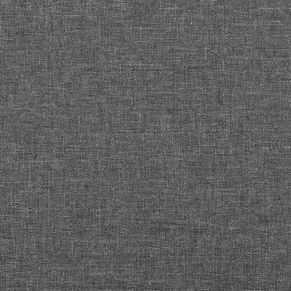 Produktbild för Ramsäng med madrass mörkgrå 90x200 cm tyg
