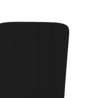 Produktbild för Matstolar 4 st svart sammet
