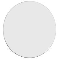 Produktbild för Väggspegel silver Ø 60 cm rund
