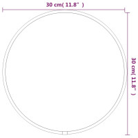 Produktbild för Väggspegel guld Ø 30 cm rund